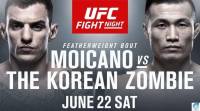 UFC Fight Night 154: Ренато Мойкано - Корейский Зомби, прямая онлайн видео трансляция